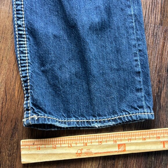 Silver Gordie Straight Leg Jeans Medium Wash Distressed Men’s Size 32 X 30 - Picture 11 of 12